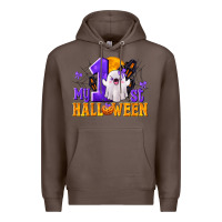 Coffee My 1st Halloween Premium Hoodie - texasbilliewilder