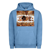 Pigment Pebble Blue dope melanin Urban Hoodie - Zillion Design Studio