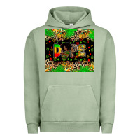 Pigment Oil Green dope juneteenth Urban Hoodie - Zillion Design Studio