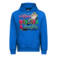 Cobalt coffee mascara and hustle Urban Hoodie - Zillion Design Studio