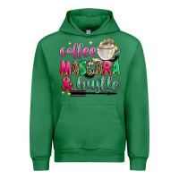 Emerald coffee mascara and hustle Urban Hoodie - Zillion Design Studio