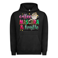 Pigment Black coffee mascara and hustle Urban Hoodie - Zillion Design Studio