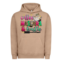 Pigment Burro coffee mascara and hustle Urban Hoodie - Zillion Design Studio