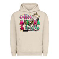 Pigment French Oak coffee mascara and hustle Urban Hoodie - Zillion Design Studio