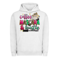 Pigment Lunar Rock coffee mascara and hustle Urban Hoodie - Zillion Design Studio