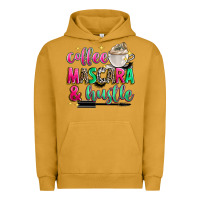 Pigment Peanut Butter coffee mascara and hustle Urban Hoodie - Zillion Design Studio