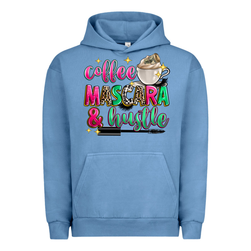 Coffee Mascara And Hustle Urban Hoodie by Zillion Design Studio | Teevron