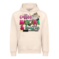 Sandshell coffee mascara and hustle Urban Hoodie - Zillion Design Studio