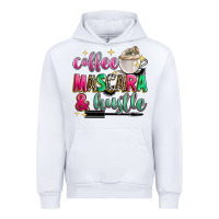 White coffee mascara and hustle Urban Hoodie - Zillion Design Studio