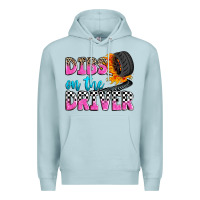 Blue Mist dibs on the driver Premium Hoodie - Zillion Design Studio