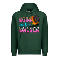 Sports Green dibs on the driver Premium Hoodie - Zillion Design Studio