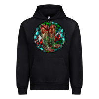 Black Christmas Cowboy Boots Urban Hoodie - RanaPortraitStore