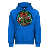 Cobalt Christmas Cowboy Boots Urban Hoodie - RanaPortraitStore