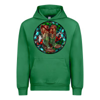 Emerald Christmas Cowboy Boots Urban Hoodie - RanaPortraitStore