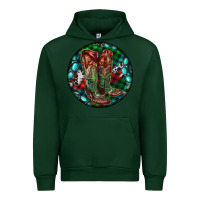 Forest Green Christmas Cowboy Boots Urban Hoodie - RanaPortraitStore