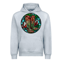 Heather Grey Christmas Cowboy Boots Urban Hoodie - RanaPortraitStore