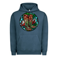 Pigment Midnight Navy Christmas Cowboy Boots Urban Hoodie - RanaPortraitStore