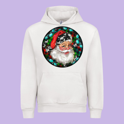 Christmas Santa Claus Urban Hoodie Designed By Ranaportraitstore