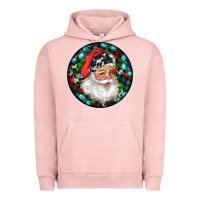 Pigment Salmon Christmas Santa Claus Urban Hoodie - RanaPortraitStore