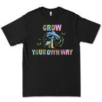 Black grow your own way Premium Tee - CowhideDigitalArt