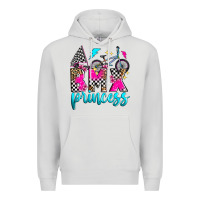 Dove Grey bmx princess Premium Hoodie - Zillion Design Studio