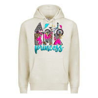 Oatmeal Heather bmx princess Premium Hoodie - Zillion Design Studio