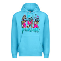 Ocean Blue bmx princess Premium Hoodie - Zillion Design Studio