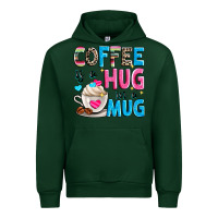 Forest Green coffee is a hug in a Urban Hoodie - Zillion Design Studio