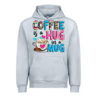 Heather Grey coffee is a hug in a Urban Hoodie - Zillion Design Studio