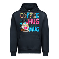 Navy coffee is a hug in a Urban Hoodie - Zillion Design Studio