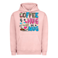 Pigment Salmon coffee is a hug in a Urban Hoodie - Zillion Design Studio