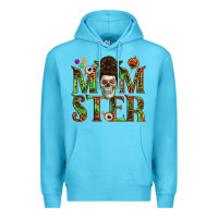 Ocean Blue Momster Premium Hoodie - texasbilliewilder