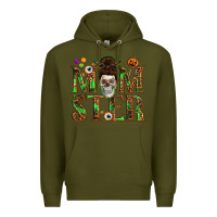 Army Green Momster Premium Hoodie - texasbilliewilder