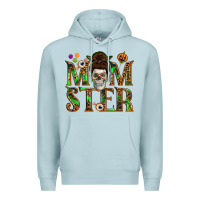 Blue Mist Momster Premium Hoodie - texasbilliewilder
