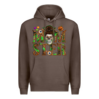 Coffee Momster Premium Hoodie - texasbilliewilder