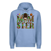 Colony Blue Momster Premium Hoodie - texasbilliewilder