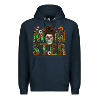 Navy Momster Premium Hoodie - texasbilliewilder
