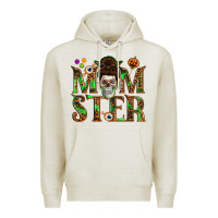 Oatmeal Heather Momster Premium Hoodie - texasbilliewilder