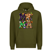 Army Green Mama Cow Halloween Premium Hoodie - texasbilliewilder