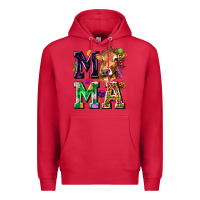 Cardinal Mama Cow Halloween Premium Hoodie - texasbilliewilder
