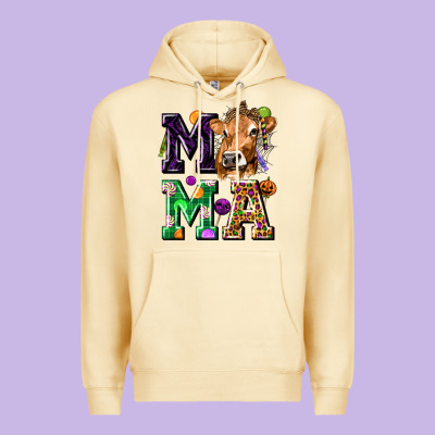 Mama Cow Halloween Premium Hoodie Designed By Texasbilliewilder