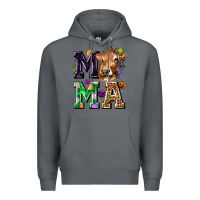 Rock Mama Cow Halloween Premium Hoodie - texasbilliewilder