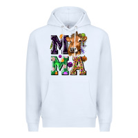 White Mama Cow Halloween Premium Hoodie - texasbilliewilder