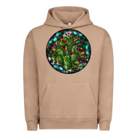 Pigment Burro Christmas Santa Claus round Urban Hoodie - RanaPortraitStore