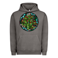 Pigment Tornado Christmas Santa Claus round Urban Hoodie - RanaPortraitStore