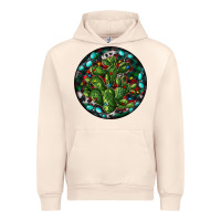 Sandshell Christmas Santa Claus round Urban Hoodie - RanaPortraitStore