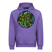 Tulip Christmas Santa Claus round Urban Hoodie - RanaPortraitStore