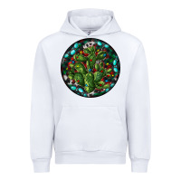 White Christmas Santa Claus round Urban Hoodie - RanaPortraitStore