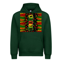 Forest Green black license letters Urban Hoodie - Zillion Design Studio