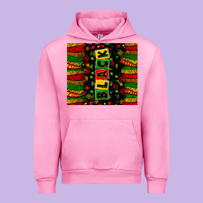 Black License Letters Urban Hoodie Designed By Zillion Design Studio